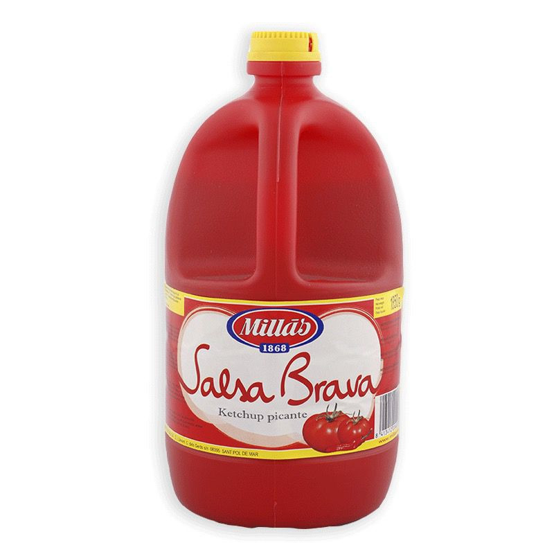 SALSA BRAVA GARRAFA 6/1850g